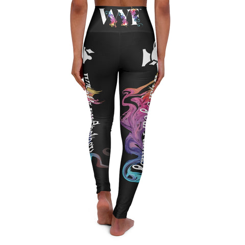 Image of High Waisted Custom Art Yoga Leggings
