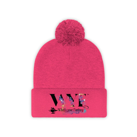 Image of Pom Pom Beanie - beautifully Embroidered