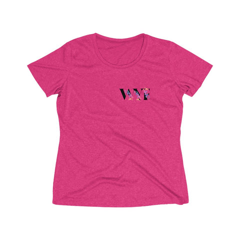 Image of Women's Short Sleeve Heather Wicking Tee - Best Great Quality T-shirts