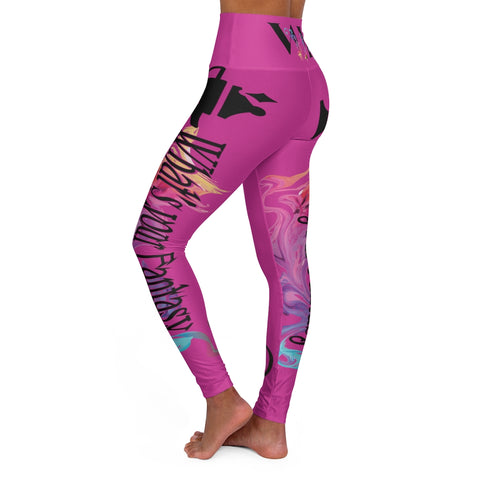Image of High Waisted Custom Art Yoga Leggings