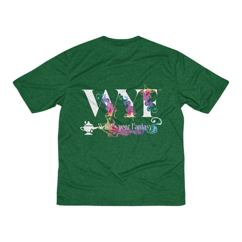 Image of Men's Great Quality Printed Heather Short Sleeve Dri-Fit T-shirt