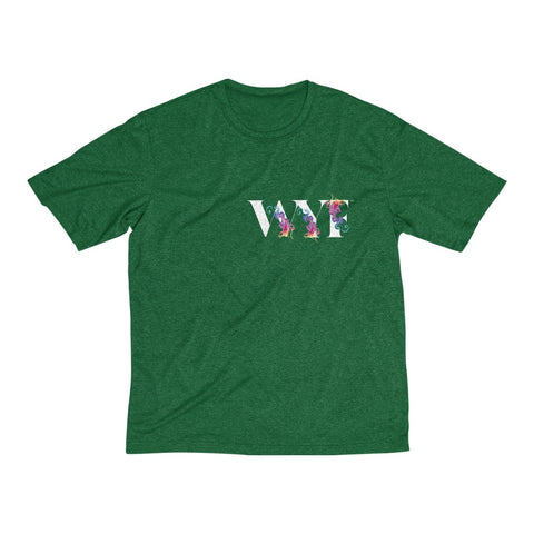 Image of Men's Great Quality Printed Heather Short Sleeve Dri-Fit T-shirt