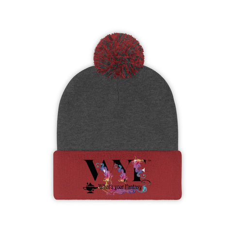Image of Pom Pom Beanie - beautifully Embroidered