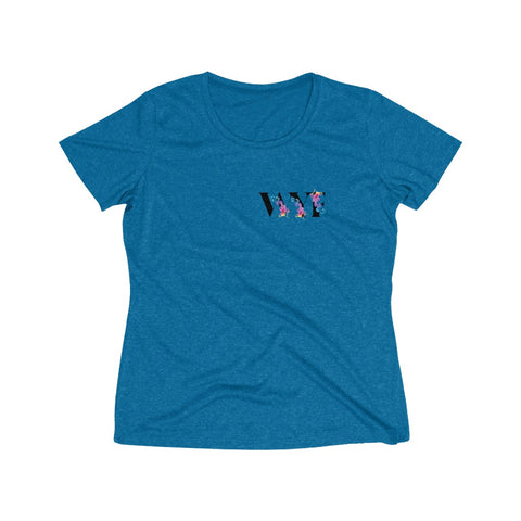 Image of Women's Short Sleeve Heather Wicking Tee - Best Great Quality T-shirts