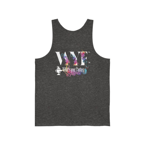 Image of Unisex(male/female)Custom Art Jersey Tank - Super soft - white letters