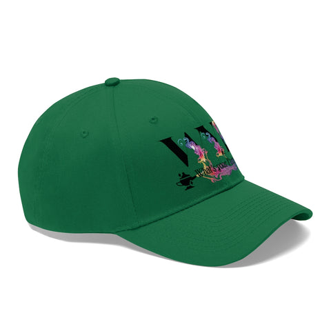 Image of Unisex Twill Ball Cap Hat - beautifully Embroidered
