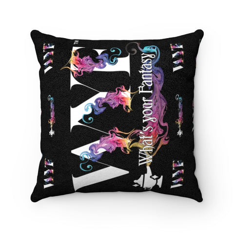 Image of Faux Suede Square Custom Art Pillow ( 4 sizes )