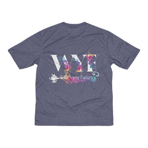 Image of Men's Great Quality Printed Heather Short Sleeve Dri-Fit T-shirt