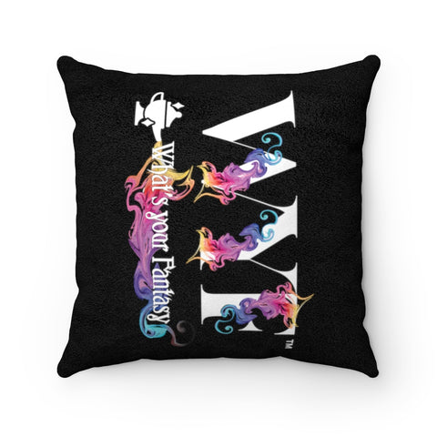 Image of Faux Suede Custom Art Square Pillow includes Cover ( 4 sizes )