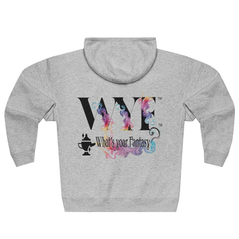 Image of Unisex Premium Full Zip Hoodie - black letters