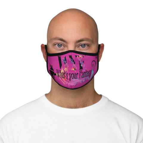 Image of Fitted Custom Polyester Face Mask