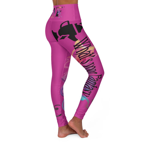 Image of High Waisted Custom Art Yoga Leggings