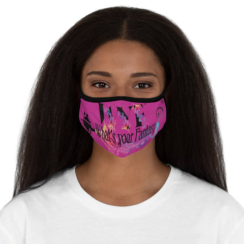 Image of Fitted Custom Polyester Face Mask