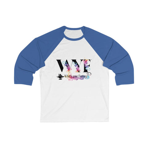 Image of Unisex 3/4 Sleeve Baseball Custom Art Tee