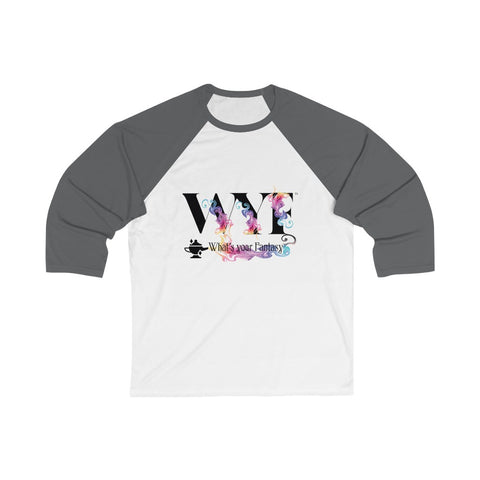 Image of Unisex 3/4 Sleeve Baseball Custom Art Tee