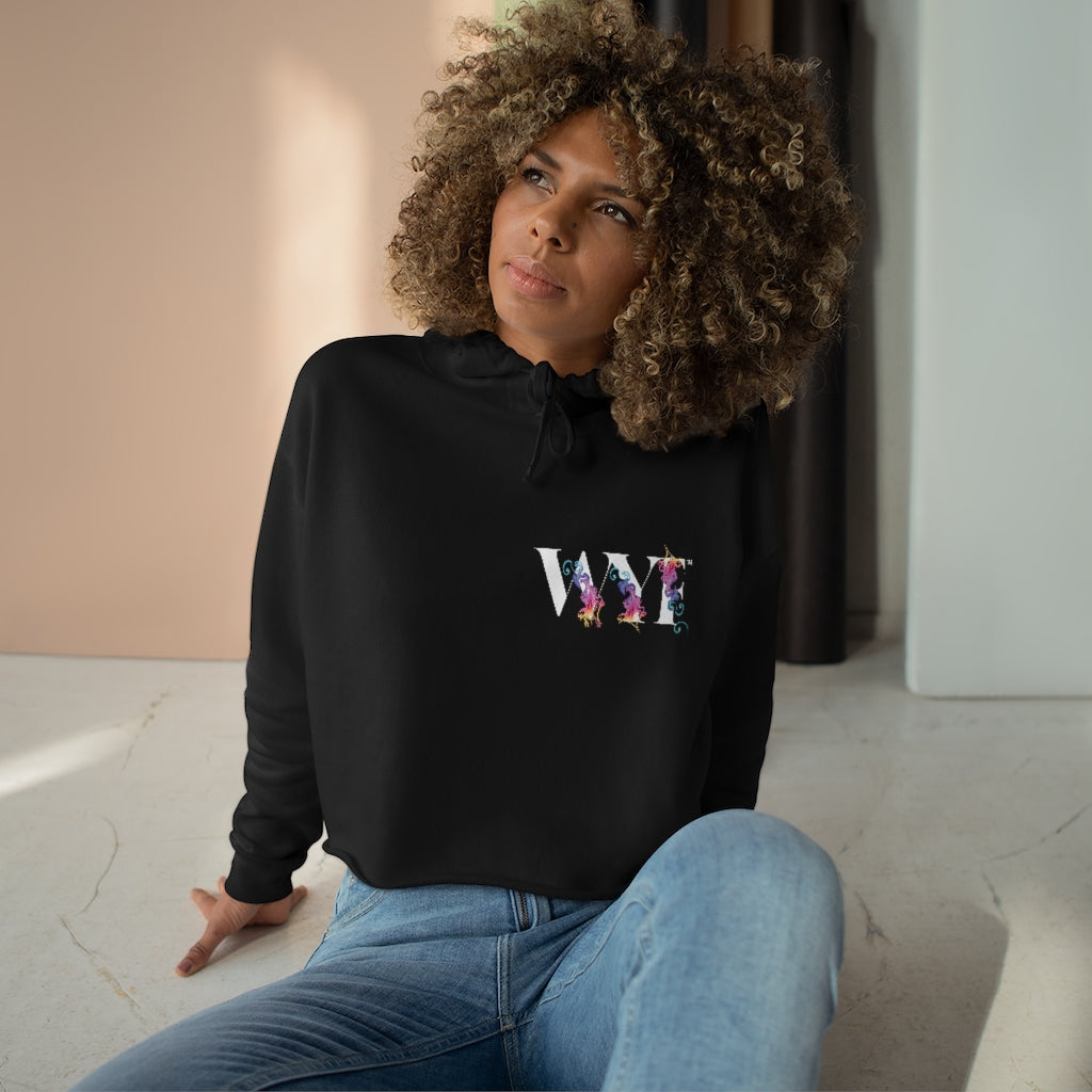 Women's College soft Custom Art Crop Hoodie