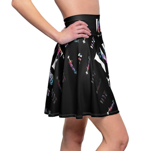 Women's Custom Art Wall Skater Skirt