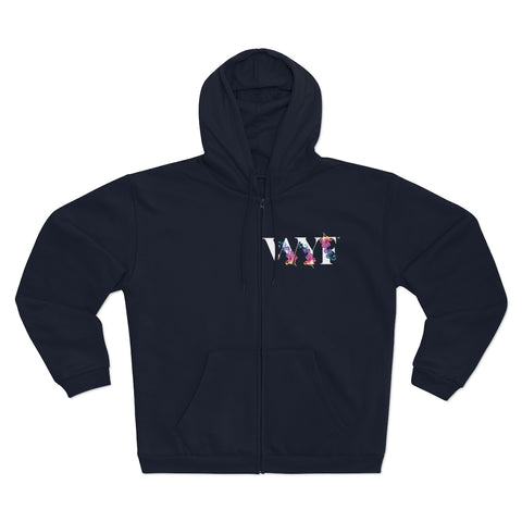 Image of Unisex Great Quality Long Sleeve Hooded Zip Sweatshirt