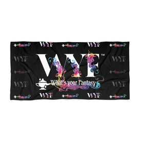 Custom Art Large Beach Towel - 2 sizes