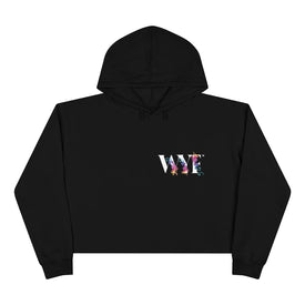 Women's College soft Custom Art Crop Hoodie