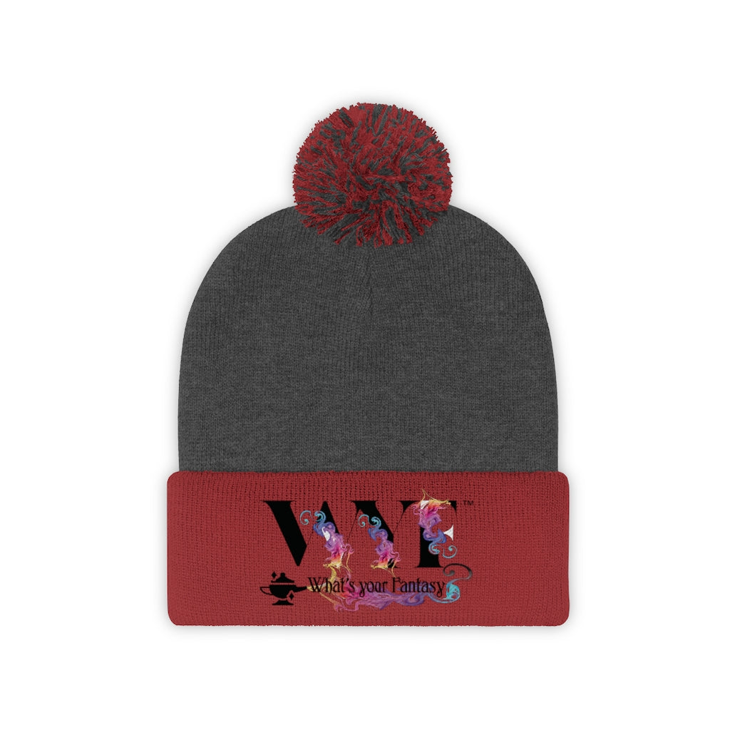 Pom Pom Beanie - beautifully Embroidered