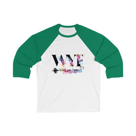 Unisex 3/4 Sleeve Baseball Custom Art Tee