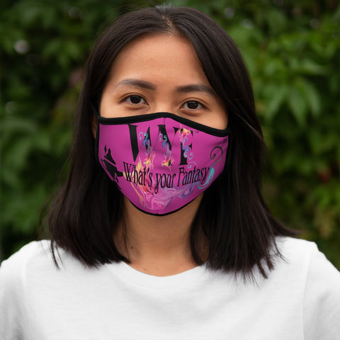 Image of Fitted Custom Polyester Face Mask