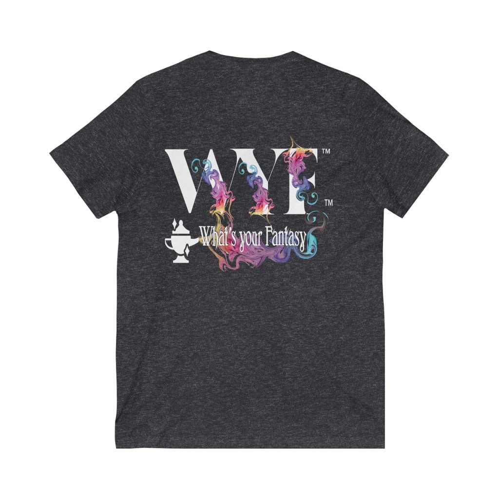 Unisex(men&women) Jersey Short Sleeve V-Neck Custom Art Tee