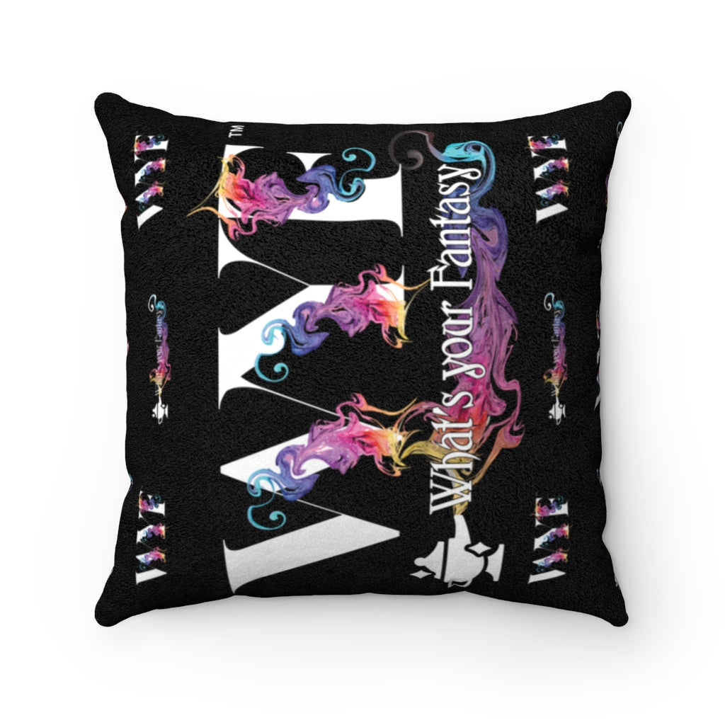 Faux Suede Square Custom Art Pillow ( 4 sizes )