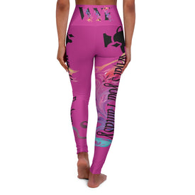 High Waisted Custom Art Yoga Leggings