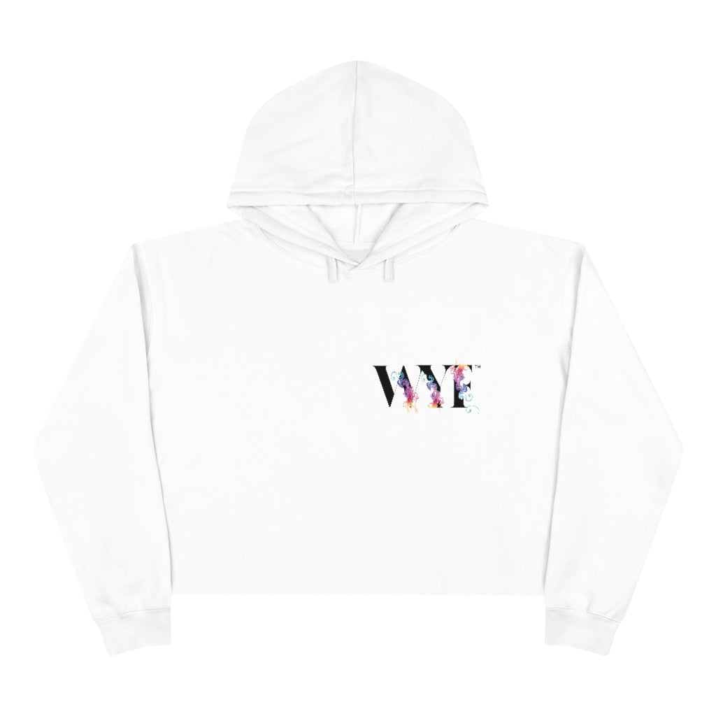 Women's College soft Custom Art Crop Hoodie