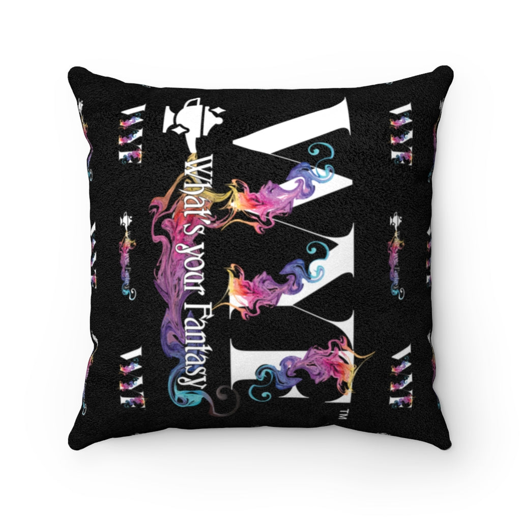 Faux Suede Square Custom Art Pillow ( 4 sizes )