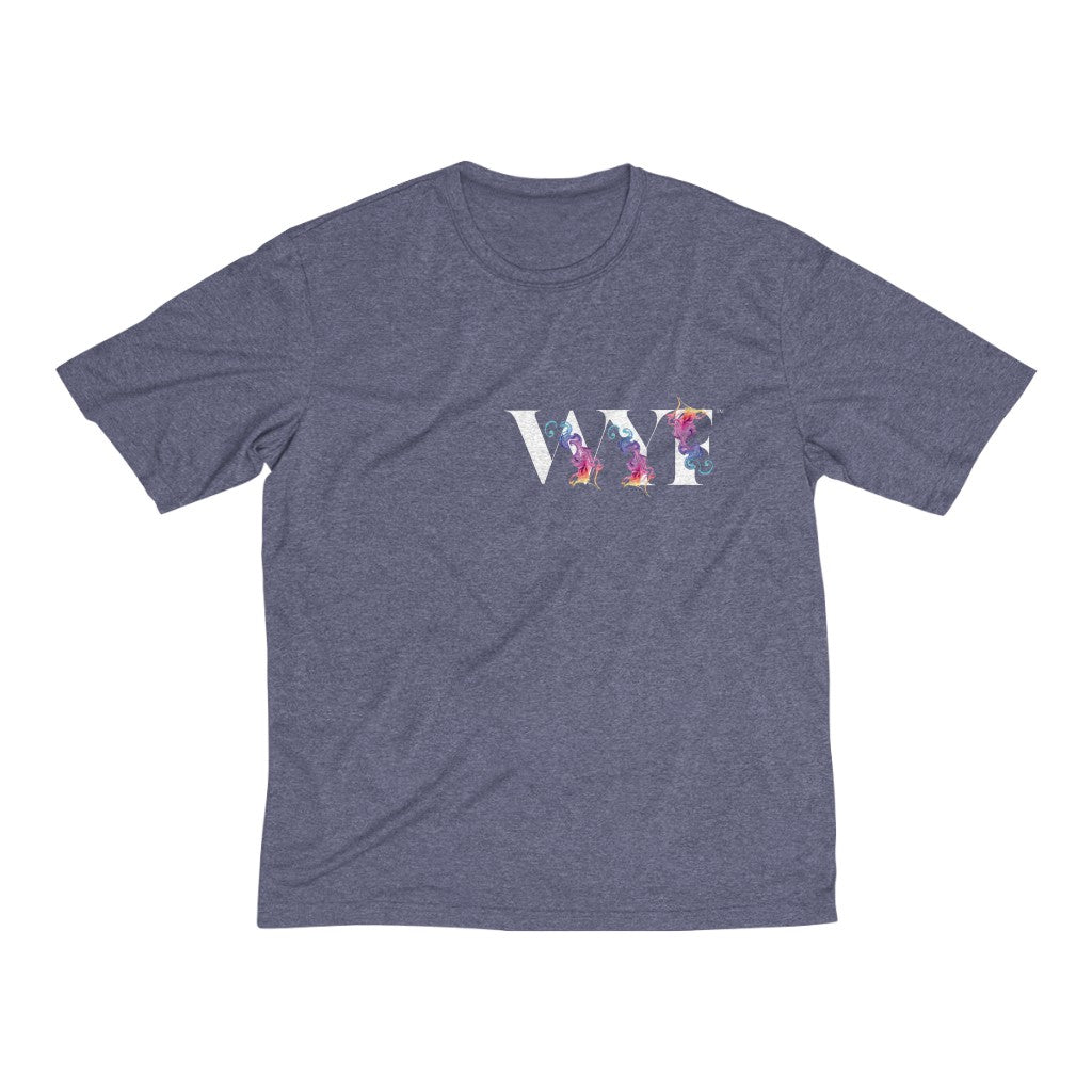 Men's Great Quality Printed Heather Short Sleeve Dri-Fit T-shirt