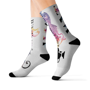 Sublimation Custom Art Socks ( 3 sizes )
