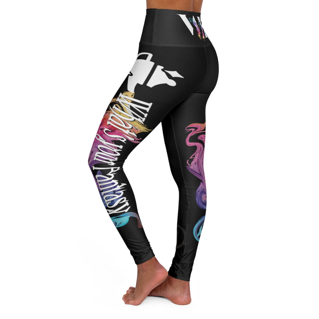 High Waisted Custom Art Yoga Leggings