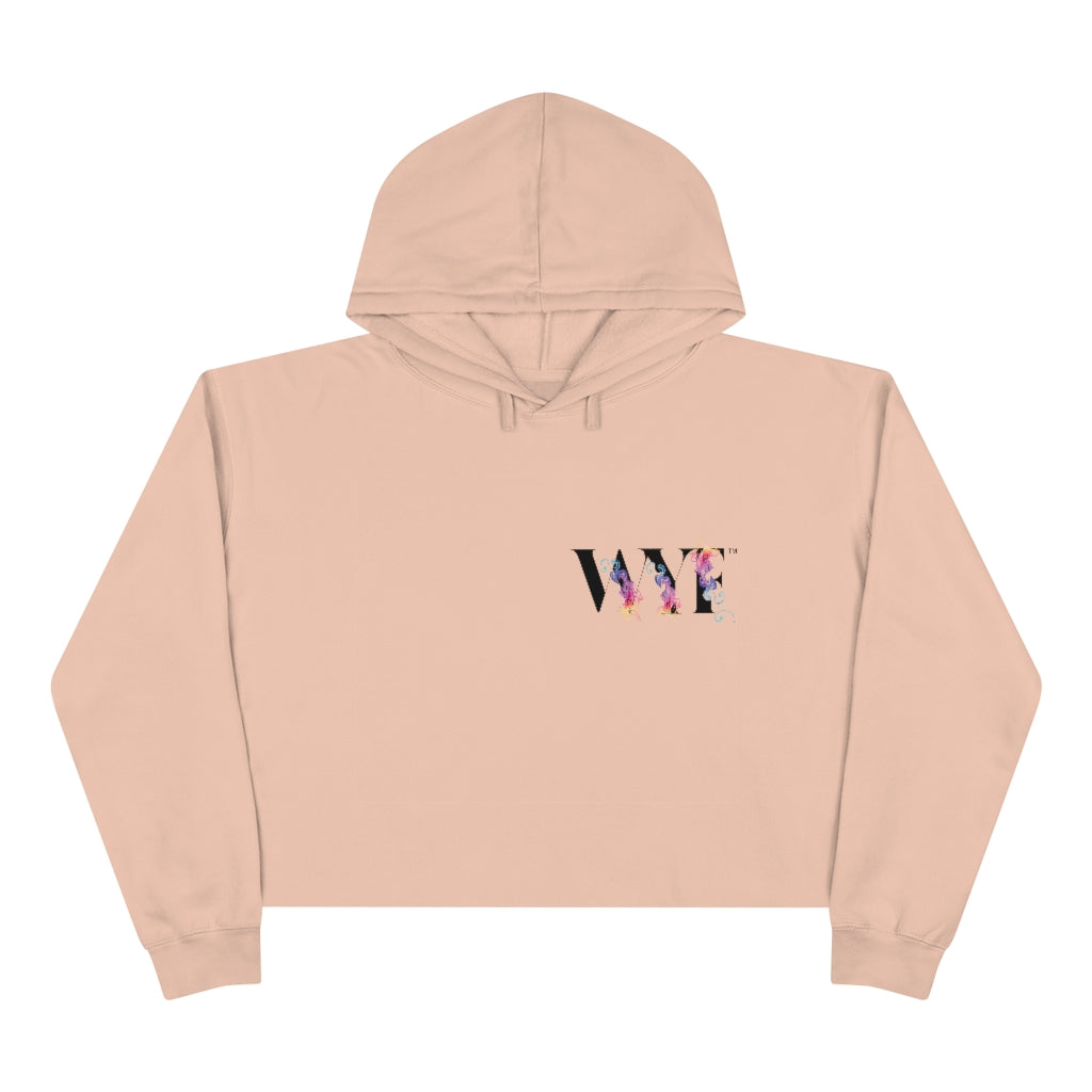 Women's College soft Custom Art Crop Hoodie